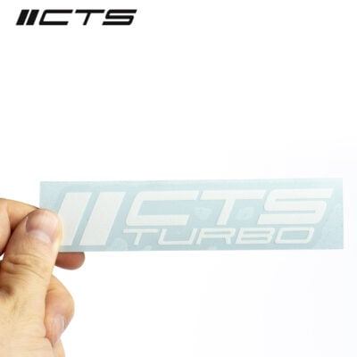 CTS Turbo OG Decal - White Sticker